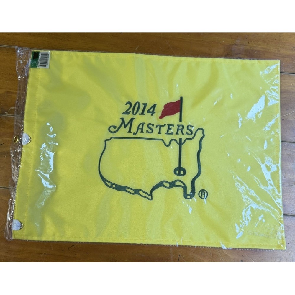 2014 MASTERS FLAG Golf FLAG Authentic Augusta National Brand New Sealed